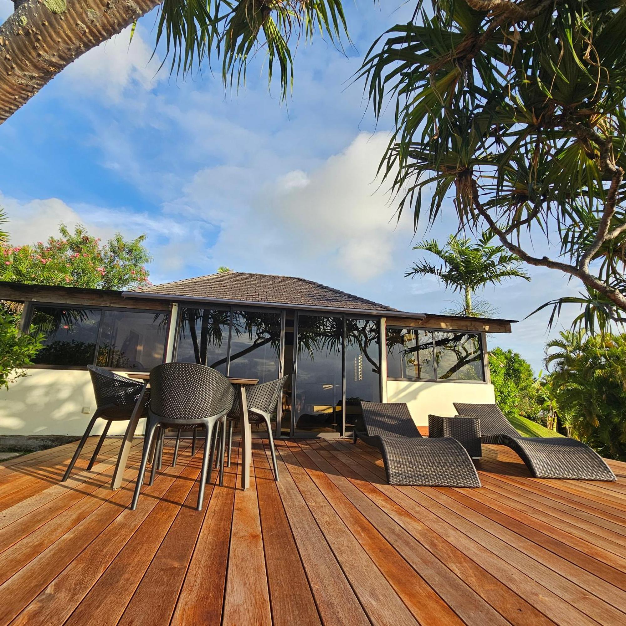 Jolie Maison Vue Ocean Et Moorea Punaauia  Esterno foto